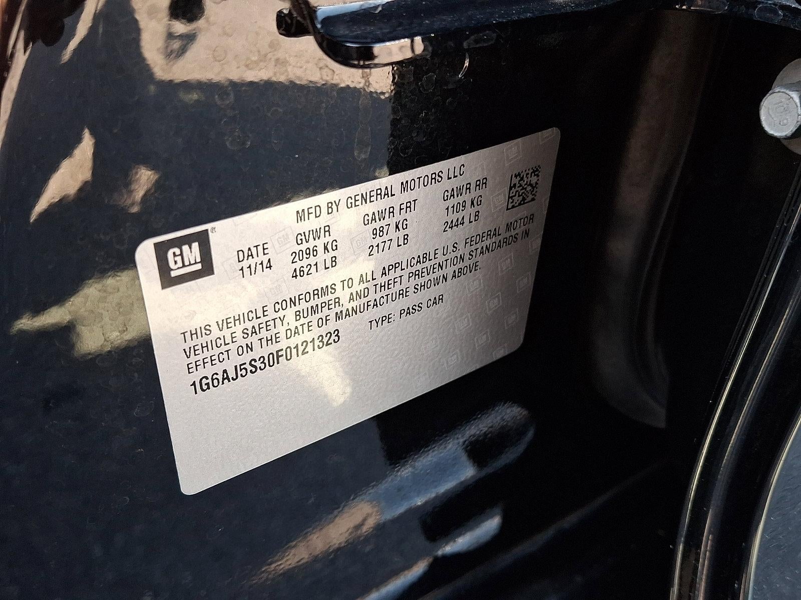 2015 Cadillac ATS Sedan 3.6L V6 AWD Performance