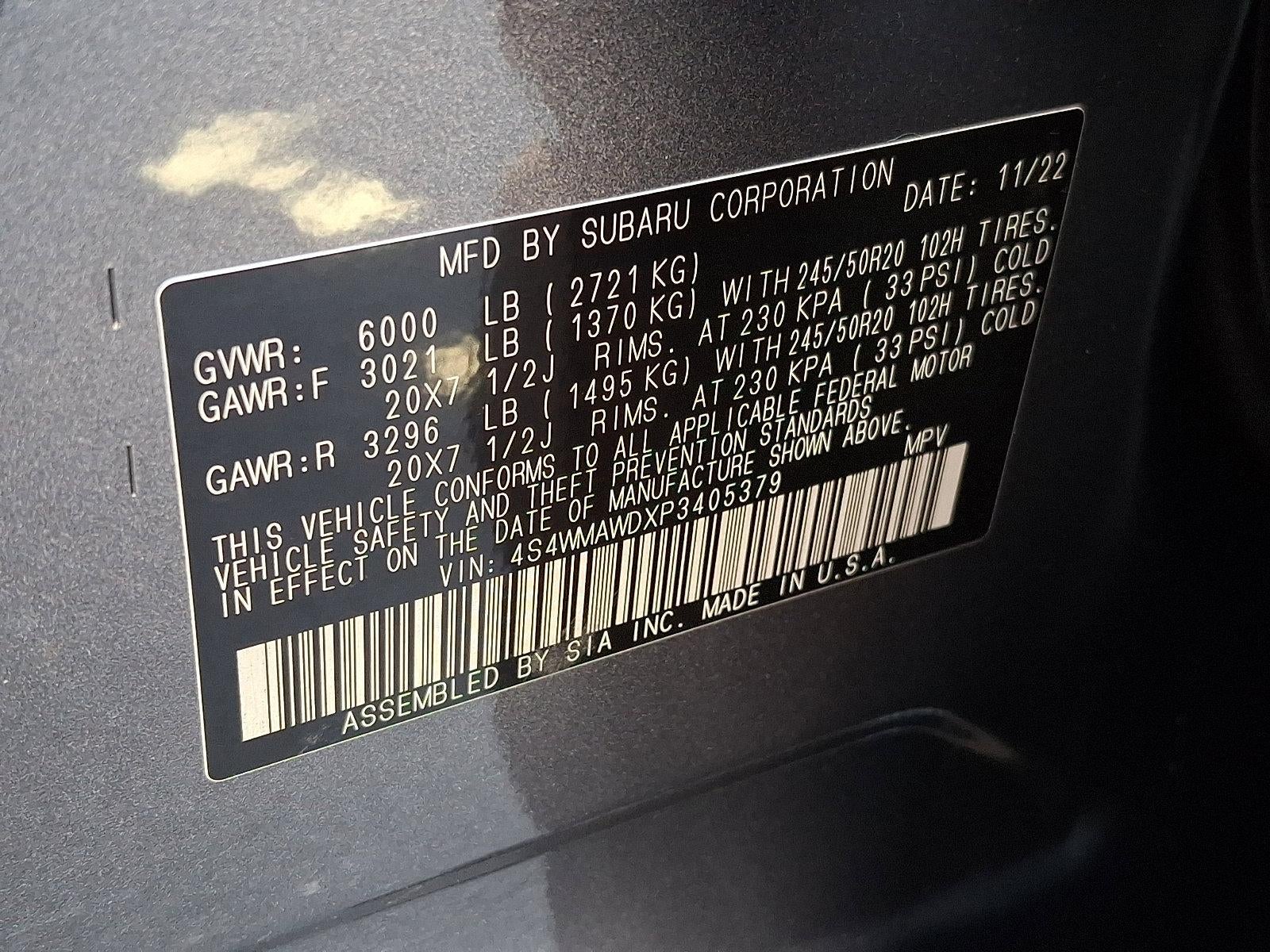 2023 Subaru Ascent Touring 7-Passenger