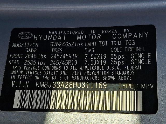 2017 Hyundai TUCSON Sport FWD