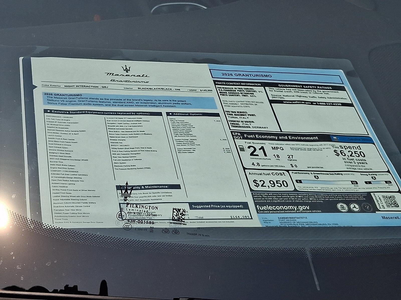 2026 Maserati GranTurismo Coupe