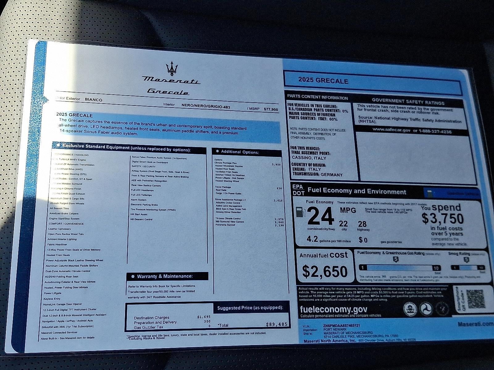 2025 Maserati Grecale AWD