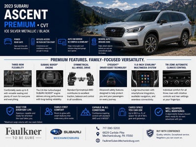 2023 Subaru Ascent Premium 8-Passenger