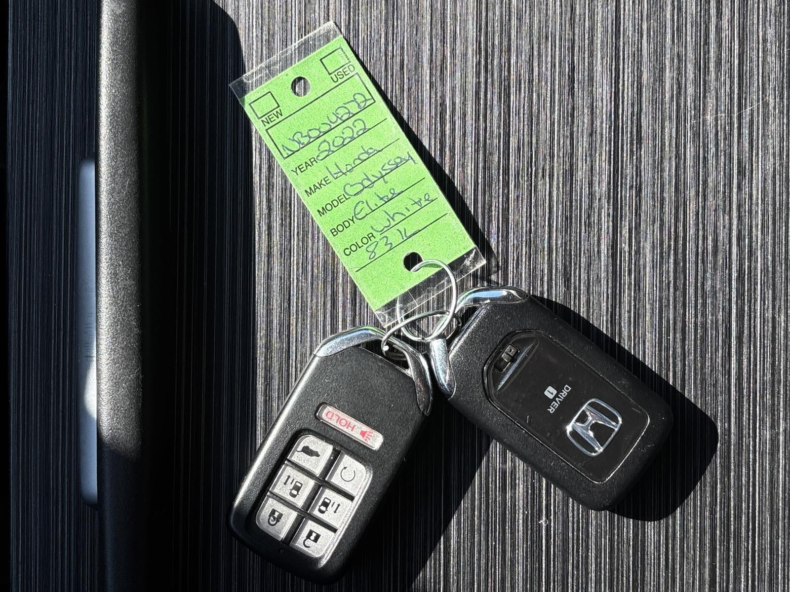 2022 Honda Odyssey Elite Auto