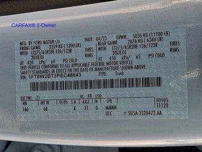 2023 Ford Super Duty F-250 SRW LARIAT 4WD Crew Cab 6.75' Box