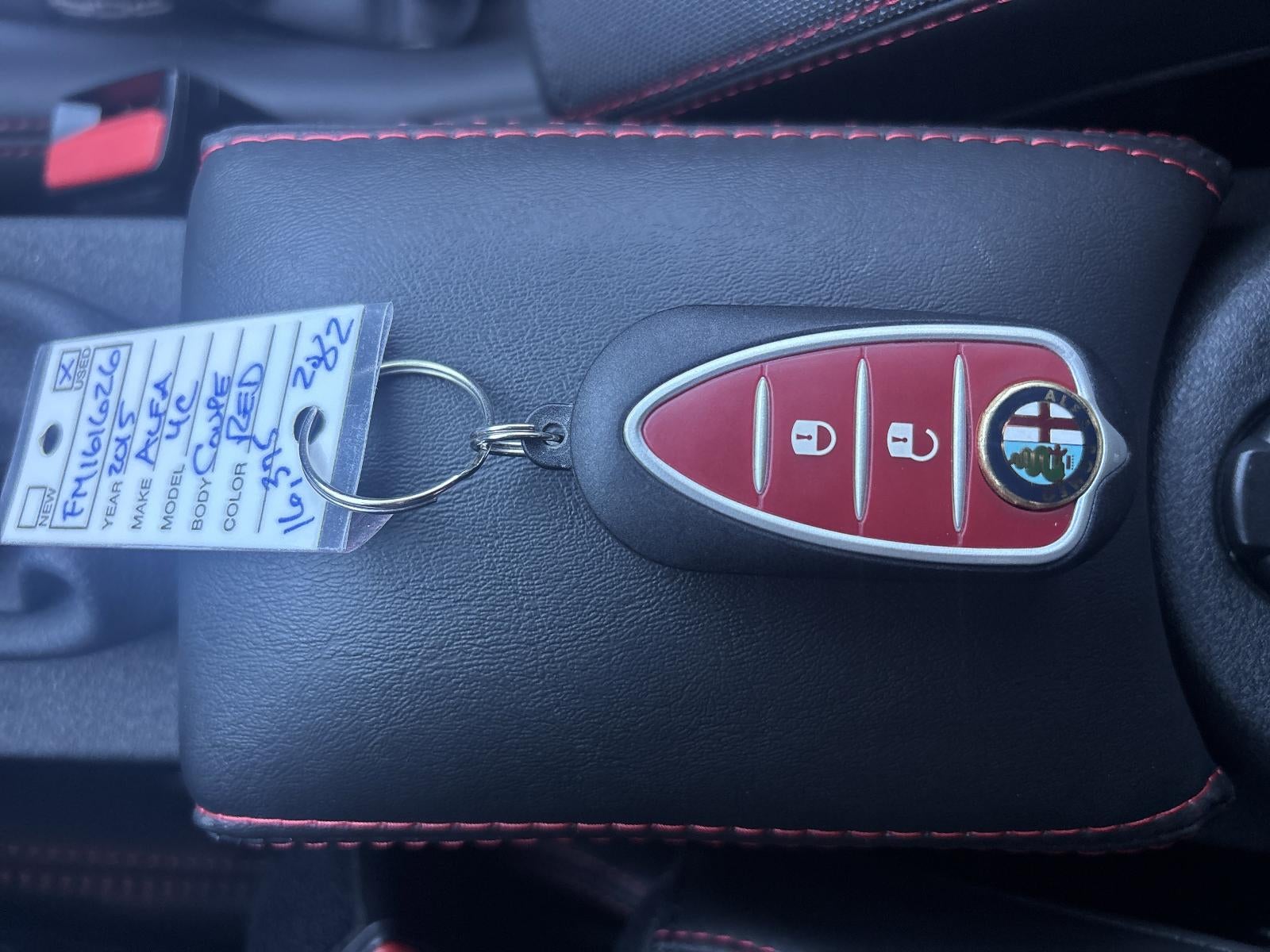 2015 Alfa Romeo 4C 2dr Cpe