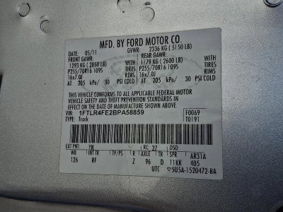 2011 Ford Ranger 4WD SuperCab 4dr 6 Ft Box Sport