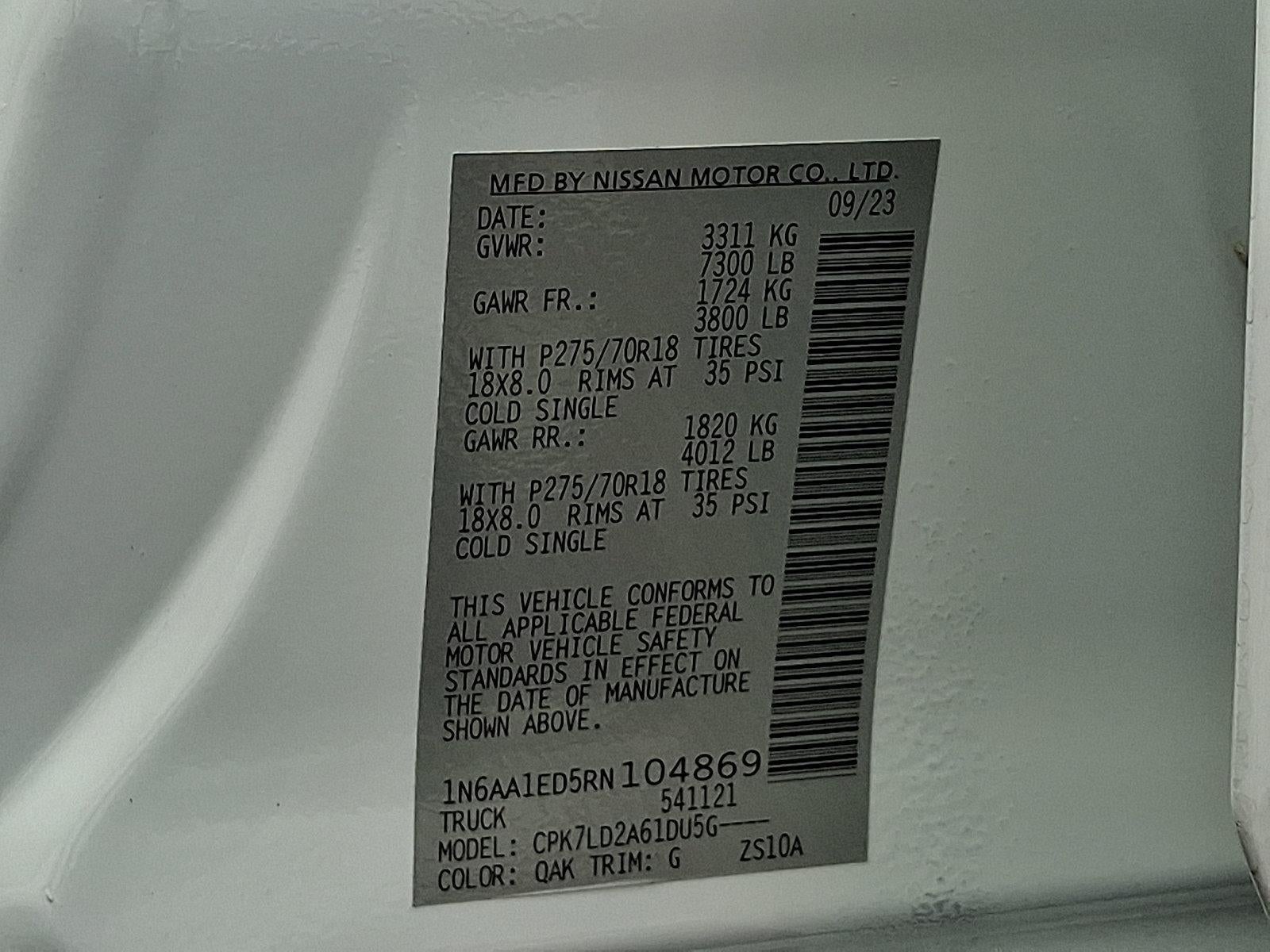 2024 Nissan TITAN Crew Cab PRO-4X®