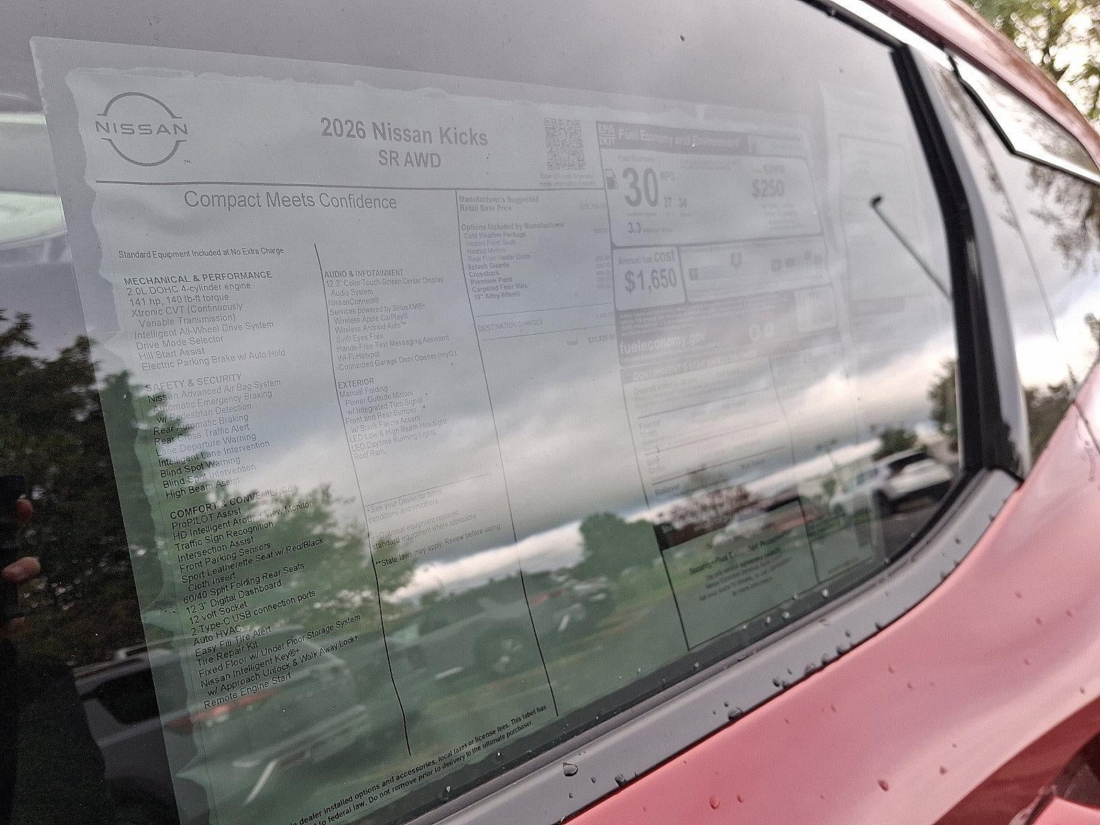 2026 Nissan Kicks SR AWD