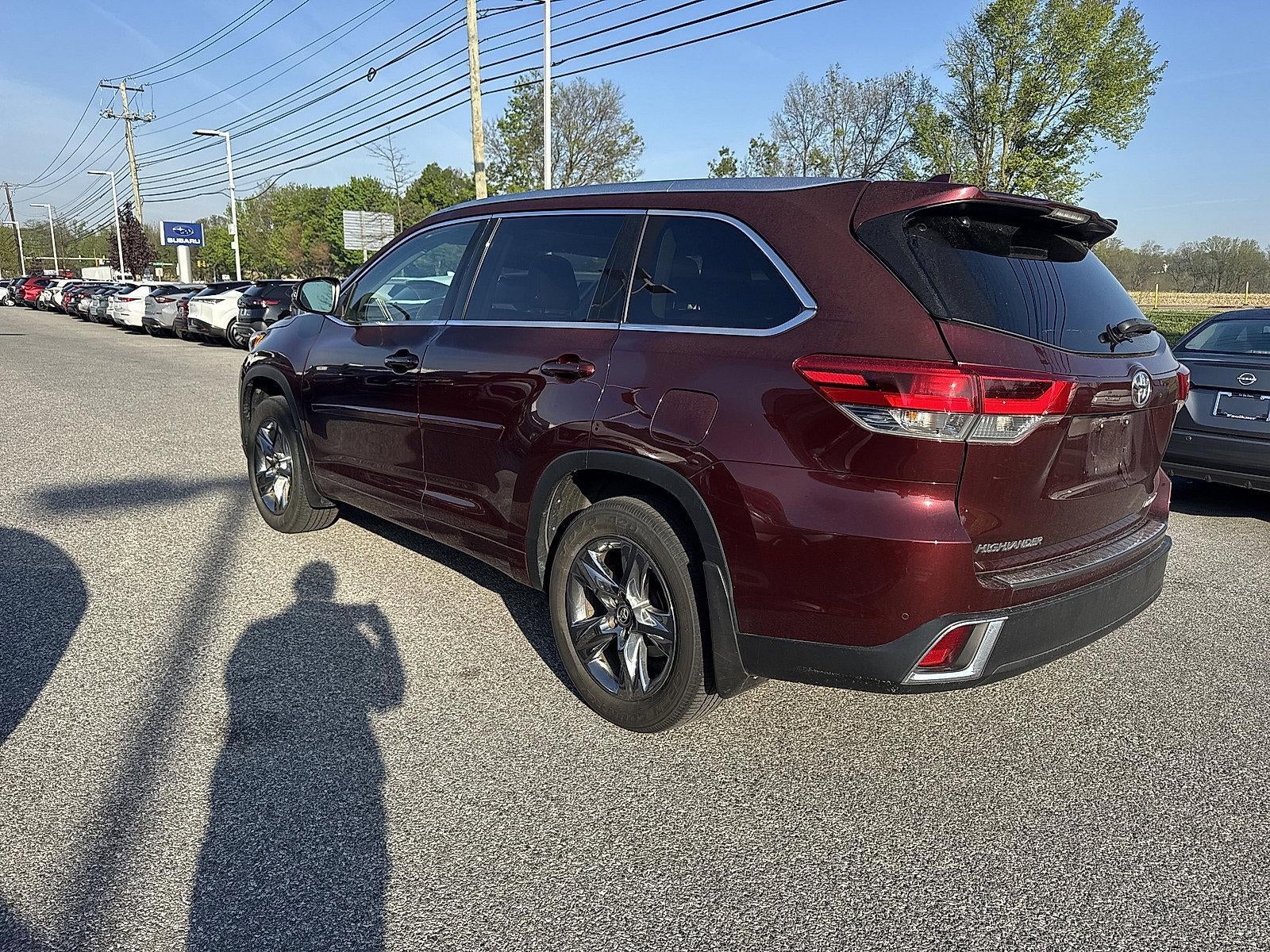 2019 Toyota Highlander Limited Platinum V6 AWD (Natl)