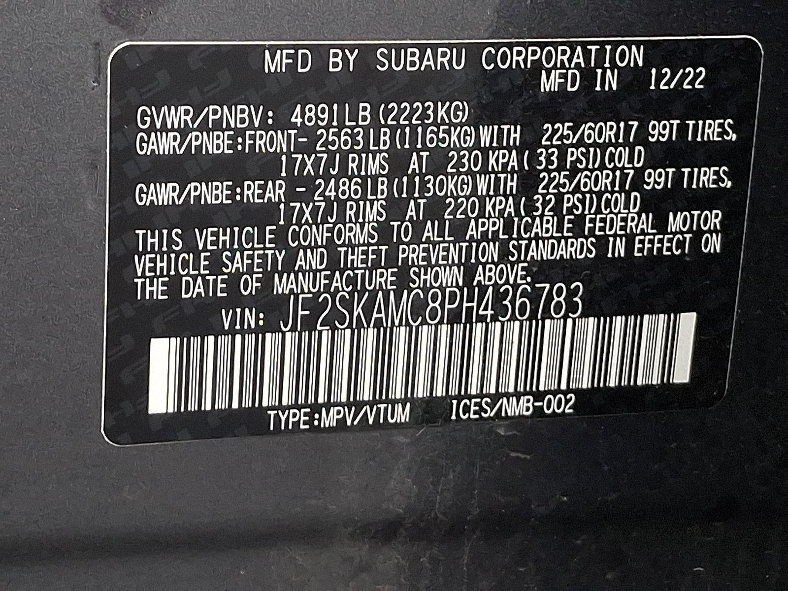 2023 Subaru Forester Wilderness CVT