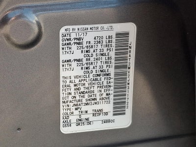 2018 Nissan Rogue AWD SV