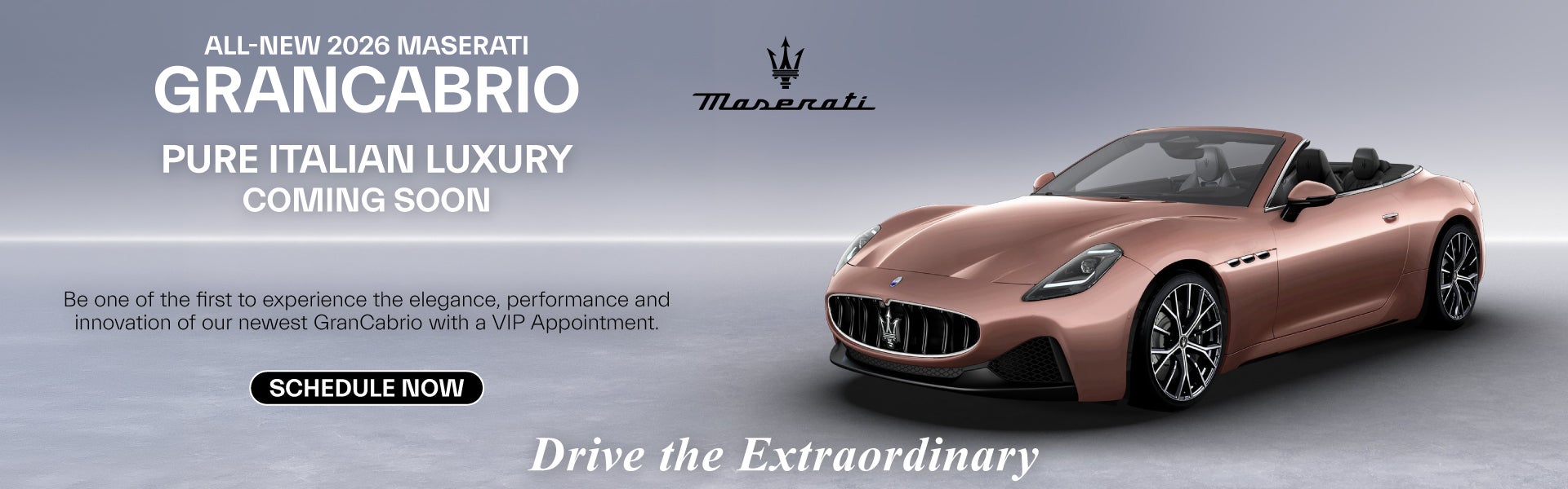 New 2026 Maserati Grancabrio