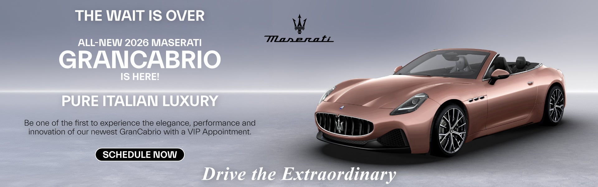 New 2026 Maserati Grancabrio