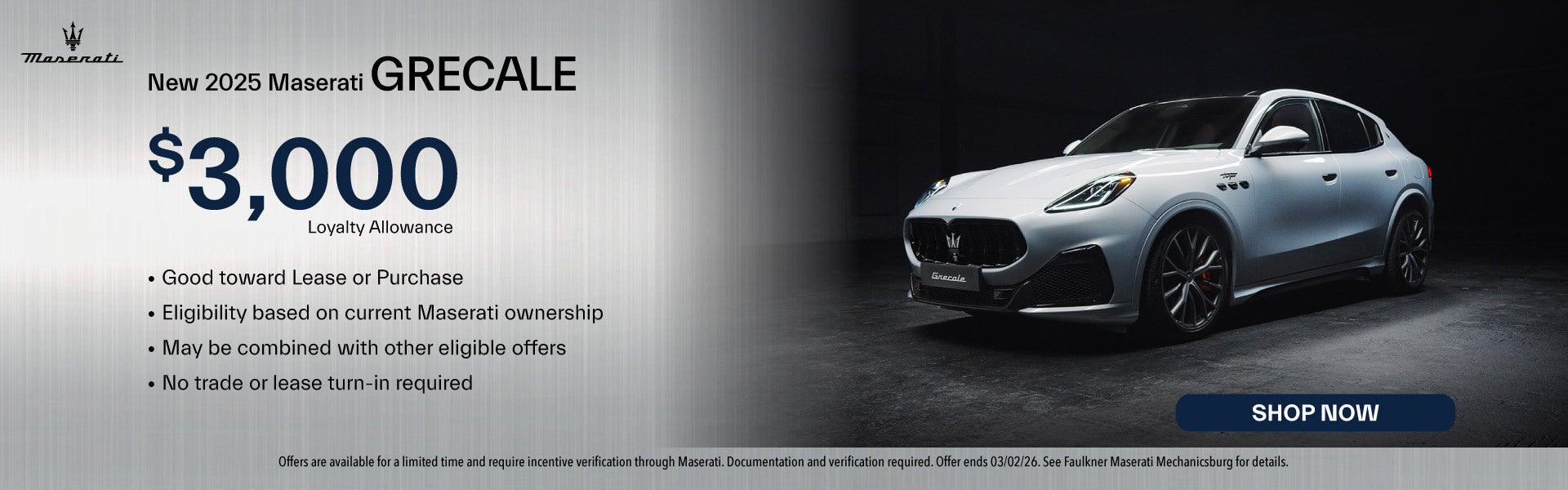 New 2025 Maserati Grecale