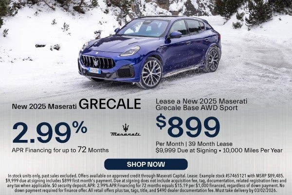 New 2025 Maserati Grecale