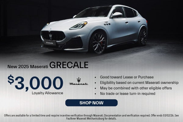 New 2025 Maserati Grecale