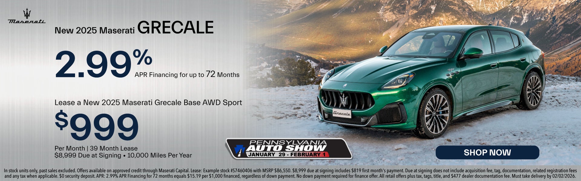 New 2025 Maserati Grecale