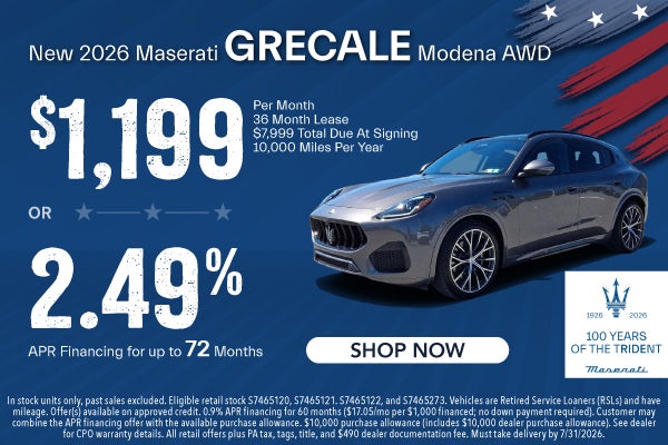 2026 Maserati Grecale Modena AWD