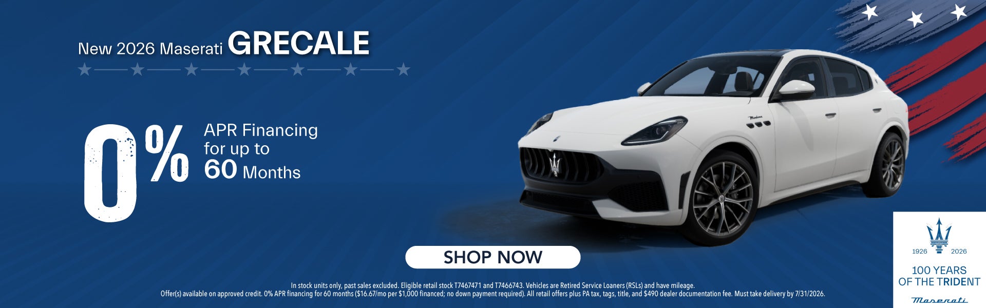 2026 Maserati Grecale Modena AWD Retired Service Loaner