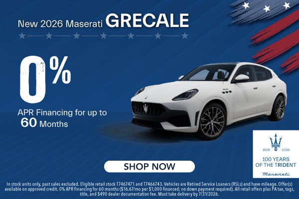 2026 Maserati Grecale Modena AWD Retired Service Loaner