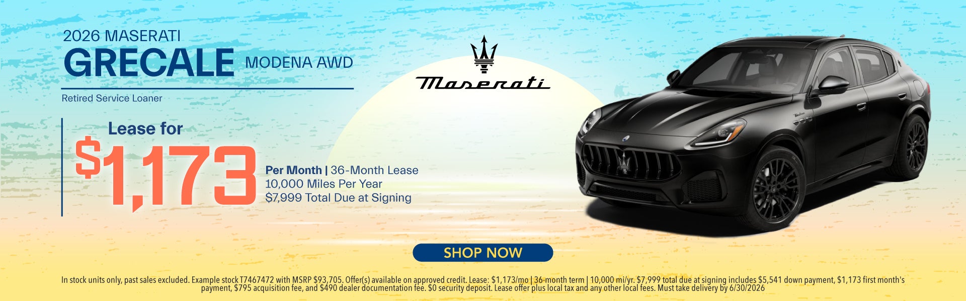 2026 Maserati Grecale Modena AWD Retired Service Loaner