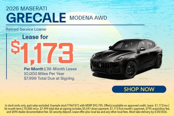 2026 Maserati Grecale Modena AWD Retired Service Loaner