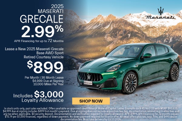 New 2025 Maserati Grecale